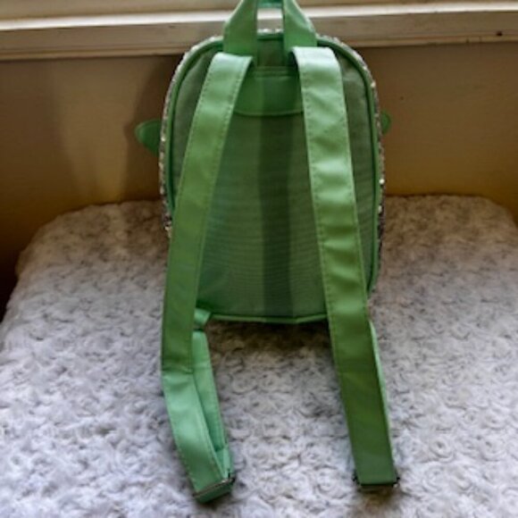 Star Wars Baby Yoda Sequin Mini Backpack Mandalorian Disney - Picture 9 of 12